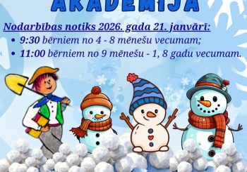 Mazo “Sprīdīšu” akadēmijas nodarbība