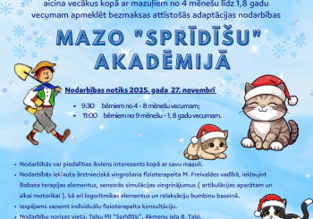Tikšanās “Mazo Sprīdīšu akadēmijā”